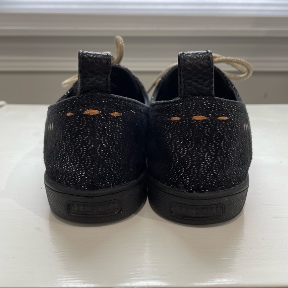Armistice Metallic Gold & Black Shoes from France - Picture 5 of 6